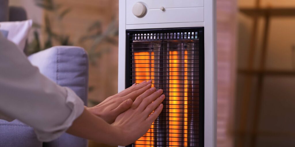 Calefactor eléctrico en una vivienda